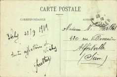 CPA Vichy Marquise Et Theatre Du Casino