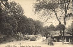 CPA Vichy Un Coin Du Parc Des Celestins