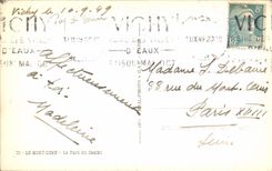 VINTAGE POSTCARD the Mount Gilds the Park Of the Casino