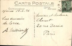 VINTAGE POSTCARD Corte Valley Of Restonica Dragone Bridge