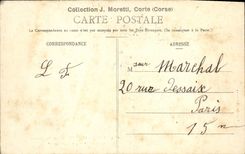 La casa Bonaparte Chaùbre de Ajacio de la POSTAL de la VENDIMIA o era Napoleon nato 1r