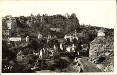 VINTAGE POSTCARD Soft Rocamadour France View