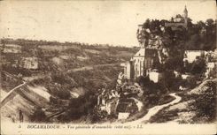 CPA Rocamadour Vue Generale d'Ensemble