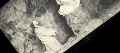 VINTAGE POSTCARD Rocamadour the Cave Of the anguish