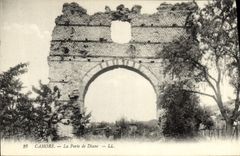 VINTAGE POSTCARD Cahors the Gate Of Diane