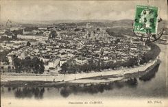 VINTAGE POSTCARD Panorama Of Cahors