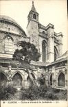 VINTAGE POSTCARD Cahors Cloister And Apse Of the Cathedral