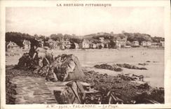 VINTAGE POSTCARD Picturesque Brittany Valley Andre the Beach