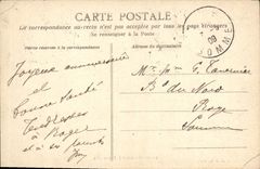 Cargas de Binic de la POSTAL de la VENDIMIA antes del puerto