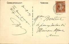 VINTAGE POSTCARD Perros Guirec the Beach And the Rocks De Trestraou