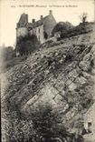 CPA St Suzanne Le Chateau Et Les Rochers