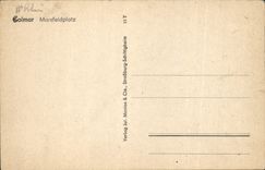 POSTAL Marsfeldplatz Colmar de la VENDIMIA