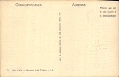 CPA Colmar Maison Des Tetes