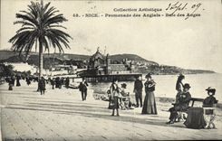 CPA Nice Promenade Des Anglais Baie Des Anges