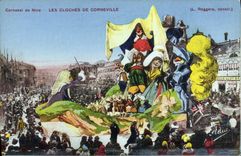 VINTAGE POSTCARD Nice the bells De Corneville