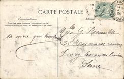 Carnaval de la POSTAL de la VENDIMIA de Niza 1906