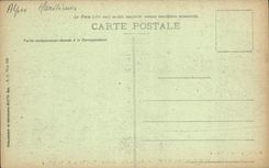 St Honorat Abbey De Lerins Table de la isla de la POSTAL de la VENDIMIA de Cene