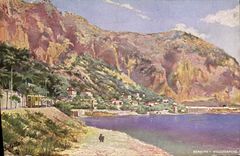 VINTAGE POSTCARD Bealieu Villefranche