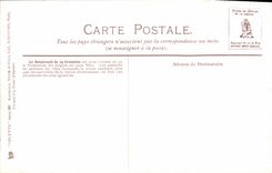 VINTAGE POSTCARD Cannes Small cross