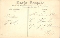 VINTAGE POSTCARD Castle De Chambord Septentrional Frontage Seen from Of the Road Of Dye Saint