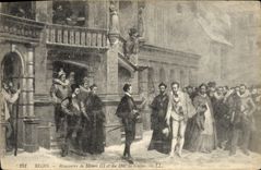 CPA Blois Rencontre De Henri III Et Du Duc De Guise