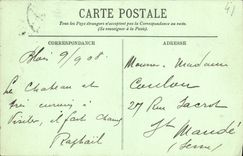 CPA Blois Le chateau L'Aile Louis XII Le grand escalier 