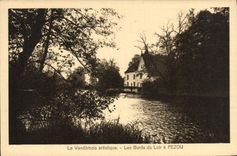 CPA Le Endomois Artistique Les Bords Du Loir A Pezou