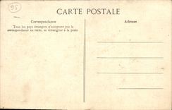 VINTAGE POSTCARD Ecouen the Castle Of the Legion of Honor (chart toilee)