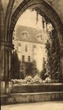 VINTAGE POSTCARD Abbey De Royaumont Asnieres on Oise the Cloister