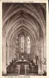 VINTAGE POSTCARD Montmorency Church St Martin principal nave