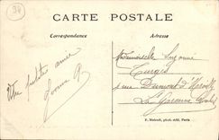 VINTAGE POSTCARD Wood De Vincennes Lake Of Tiny the Cascades