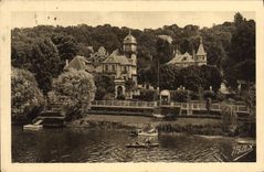 VINTAGE POSTCARD the Game preserve St Hilaire Edges Of the Marne And Hours Clear