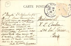 VINTAGE POSTCARD St Mande Old people's home St Michel