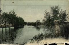 VINTAGE POSTCARD Epinay under Senart Seen Of Yerres