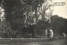 VINTAGE POSTCARD GIF On Vvette Ruins of the Abbey glazing bar