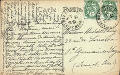 VINTAGE POSTCARD Chaumont the Viaduct Train