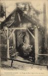VINTAGE POSTCARD Bourbonne Les Bains the Virgin of Water In the Park of the casino