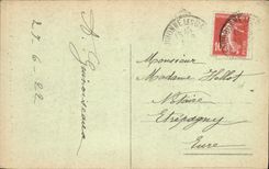 CPA Bourbonne Les Bains La Vierge des Eaux Dans le Parc du casino