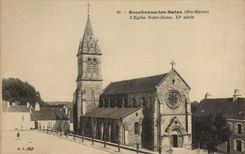 CPA Bourbonne les Bains L'Eglise Notre Dame