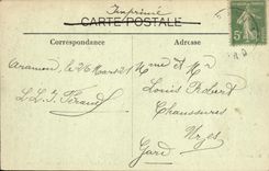 Bordes de Avignon de la POSTAL de la VENDIMIA de la opinión de Rhone del paladar de los papas