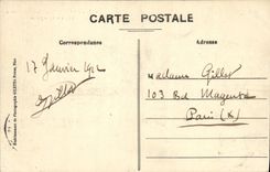 Barco de la cámara acorazada del Hurdy-gurdy del St Benezet del puente de Avignon de la POSTAL de la VENDIMIA