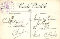 POSTAL Avignon de la VENDIMIA el paladar de los papas y del Notre Dame de los regalos