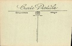 Paladar trapezoidal de Avignon de la POSTAL de la VENDIMIA del colgante de los papas