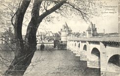 CPA Chatellerault Le pont Henri IV