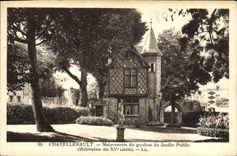 CPA Chatellerault Maisonnette du Gardien du Jardin Public