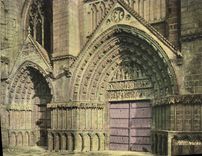 CPA Poitiers Portail de la cathedrale