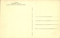 CPA Poitiers Le pont Joubert et coteau des Dunes