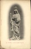CPA Poitiers La Statue de Sainte Radegonde