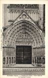 CPA Poitiers La Cathedrale St Pierre Porte centrale Le jugement dernier