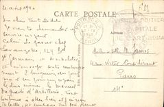 CPA Poitiers palais de Justice Les Cheminces de la Salle des Pas Perdus